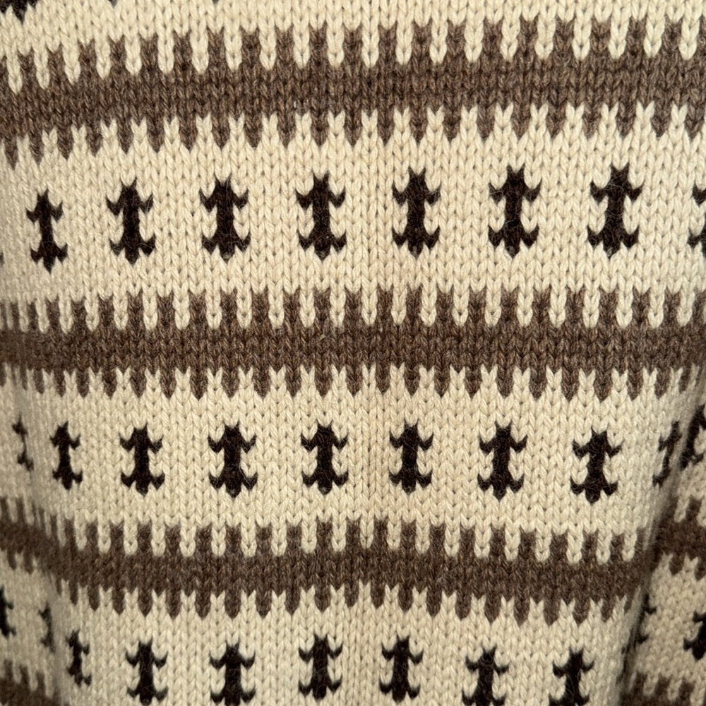 GANT Rugger Khaki Knitted Wool Alpaca Turtleneck Sweater NWT Large - Picture 4 of 13